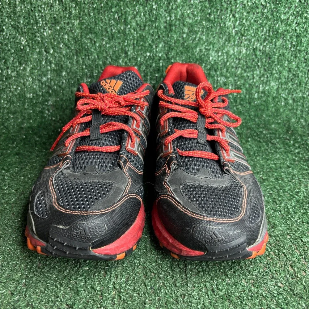 Adidas Kanadia TR 4 Trail Running Rugged Gorpcore Sneakers Black Red Mens Sz 11